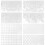 16 Pieces Embossed Structure Mat, Lace Fondant Mat,30.7*16cm 1