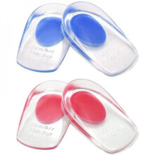2 Pairs Of Gel Heel Pads, Silicone Heel Cups For Plantar Fasciitis, Heel Spurs And Achilles Pain, Gel Heel Cups And Cushions Absorbent Support