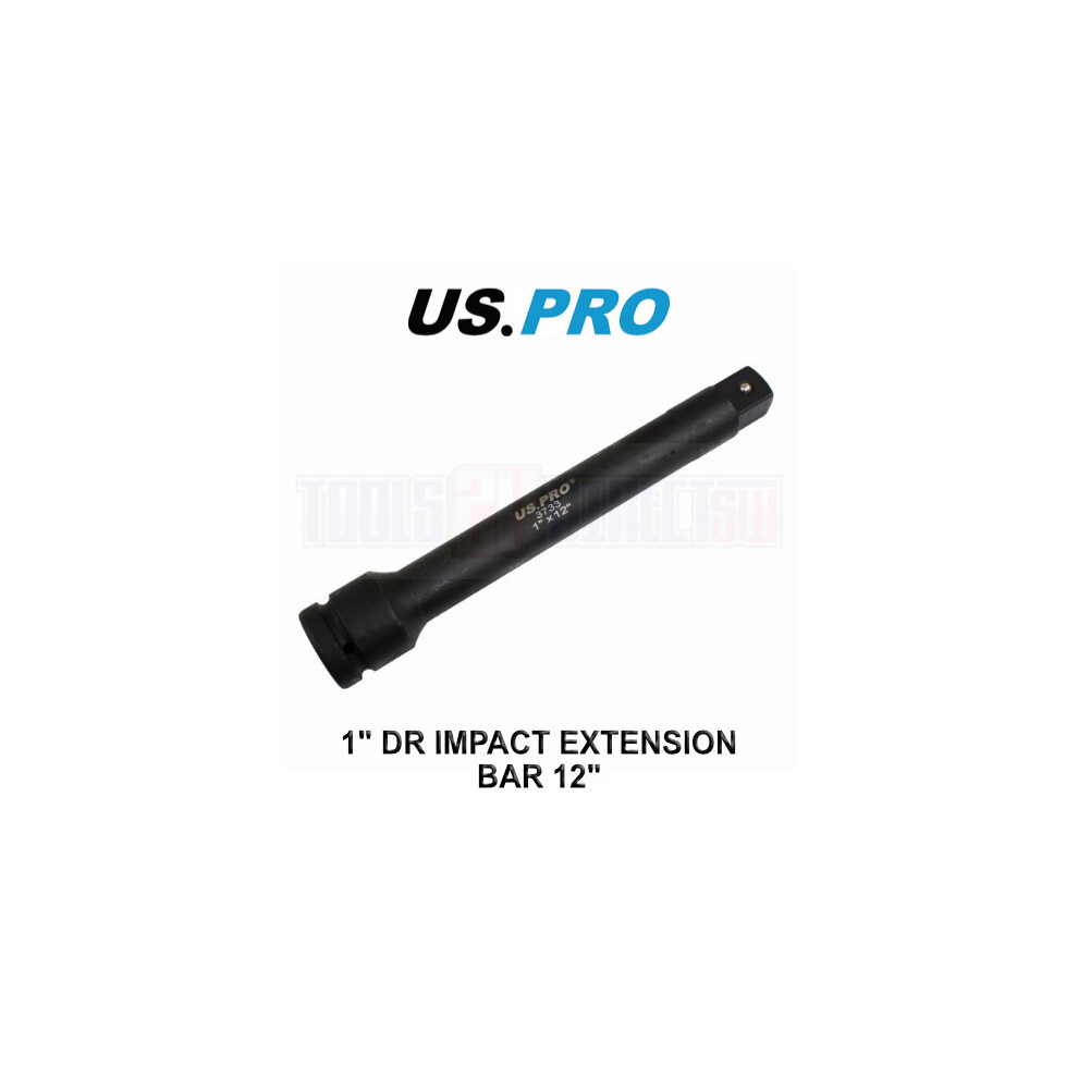 Us Pro Tools 1" Dr Impact Extension Bar 12" / 300Mm 3733
