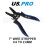 us pro US PRO Tools Precision Wire Strippers Cutters 7 Inch 0.6 - 2.6mm Safety Lock 6832 1