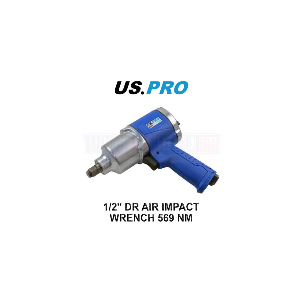 US PRO 1/2" Air Impact Wrench Gun Torque 569NM 420ft/lb 8588