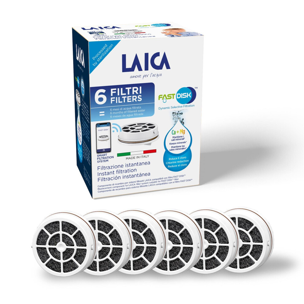 FAST DISK Water Filters 6 pack  (6 Months Supply)