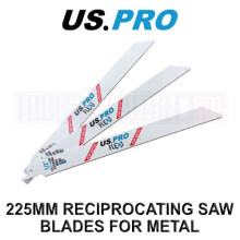 US PRO Tools 5 X 225MM Reciprocating Saw Blade For Metal US1122BF 9136