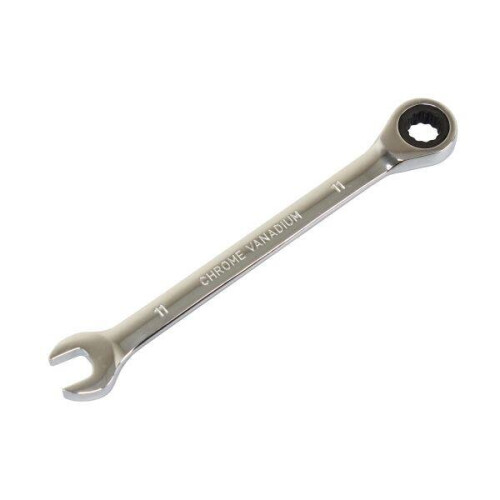 us pro US PRO Tools 11mm Ratchet Spanner Wrench 72 Teeth Open & Ring End Wrench 3572 1