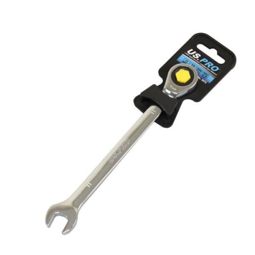 us pro US PRO Tools 11mm Ratchet Spanner Wrench 72 Teeth Open & Ring End Wrench 3572 2