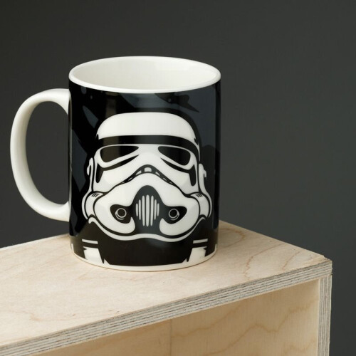 Star Wars The Original Stormtrooper Black Porcelain Mug 1