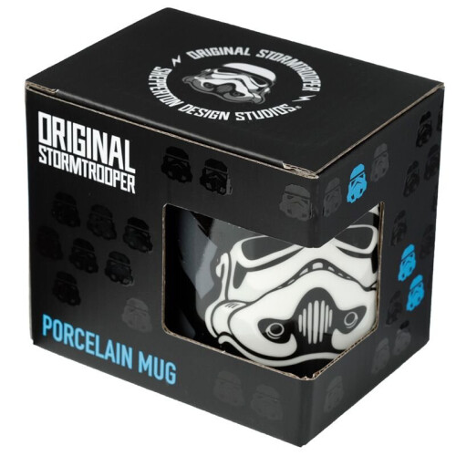 Star Wars The Original Stormtrooper Black Porcelain Mug 2