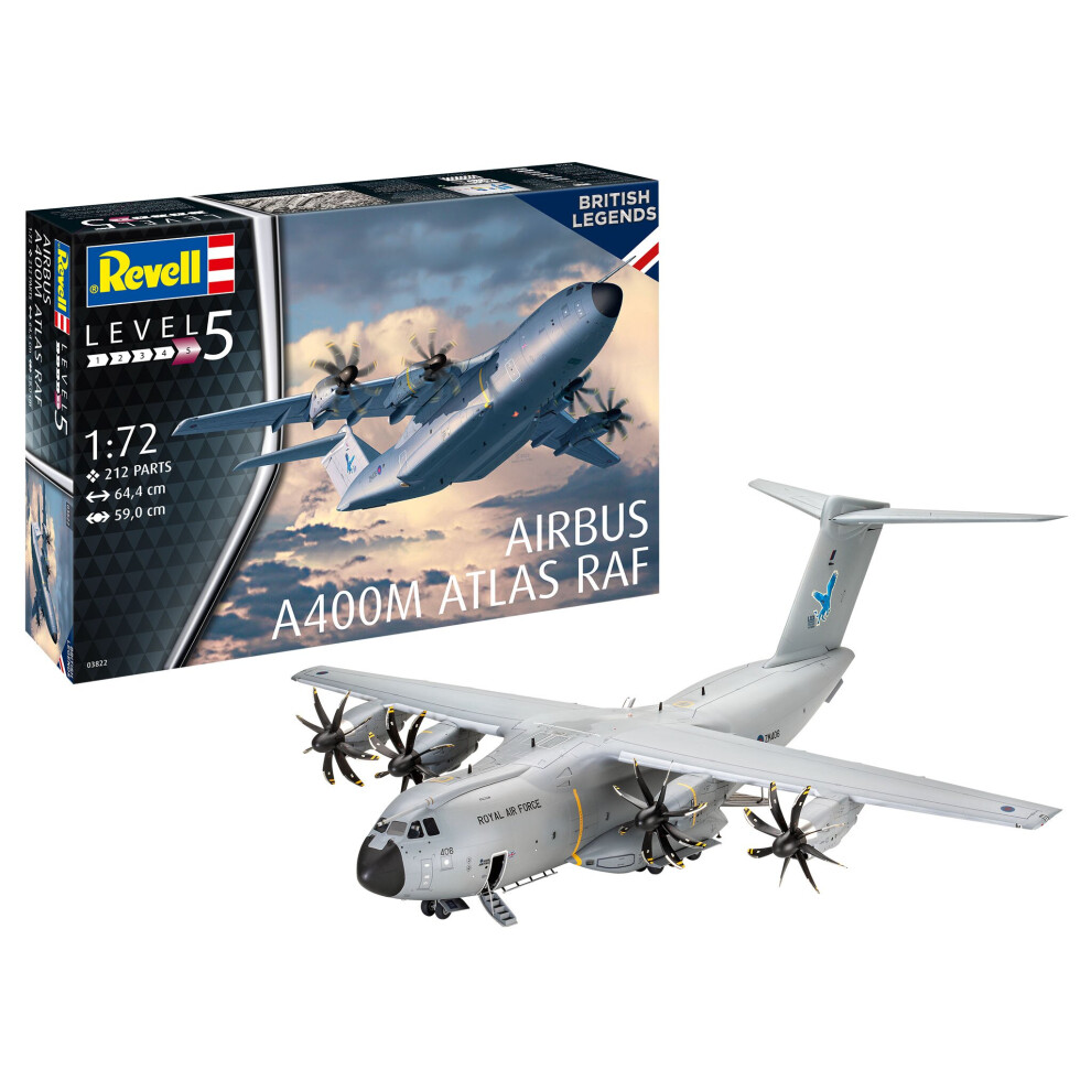 Revell 03822 Airbus A400m Atlas Raf 1:72 Scale Model Kit