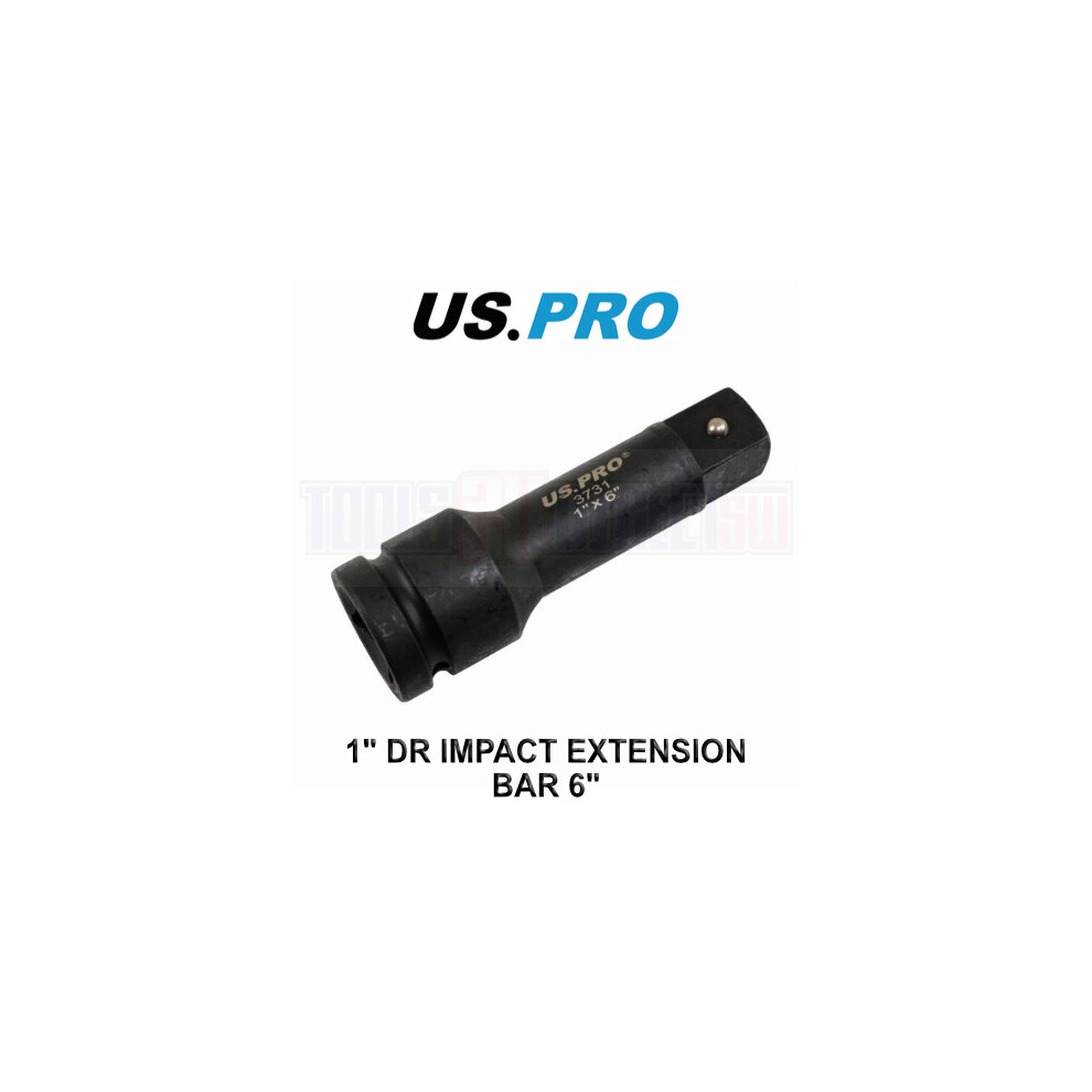 US PRO Tools 1" Dr Impact Extension Bar 6" / 150mm 3731