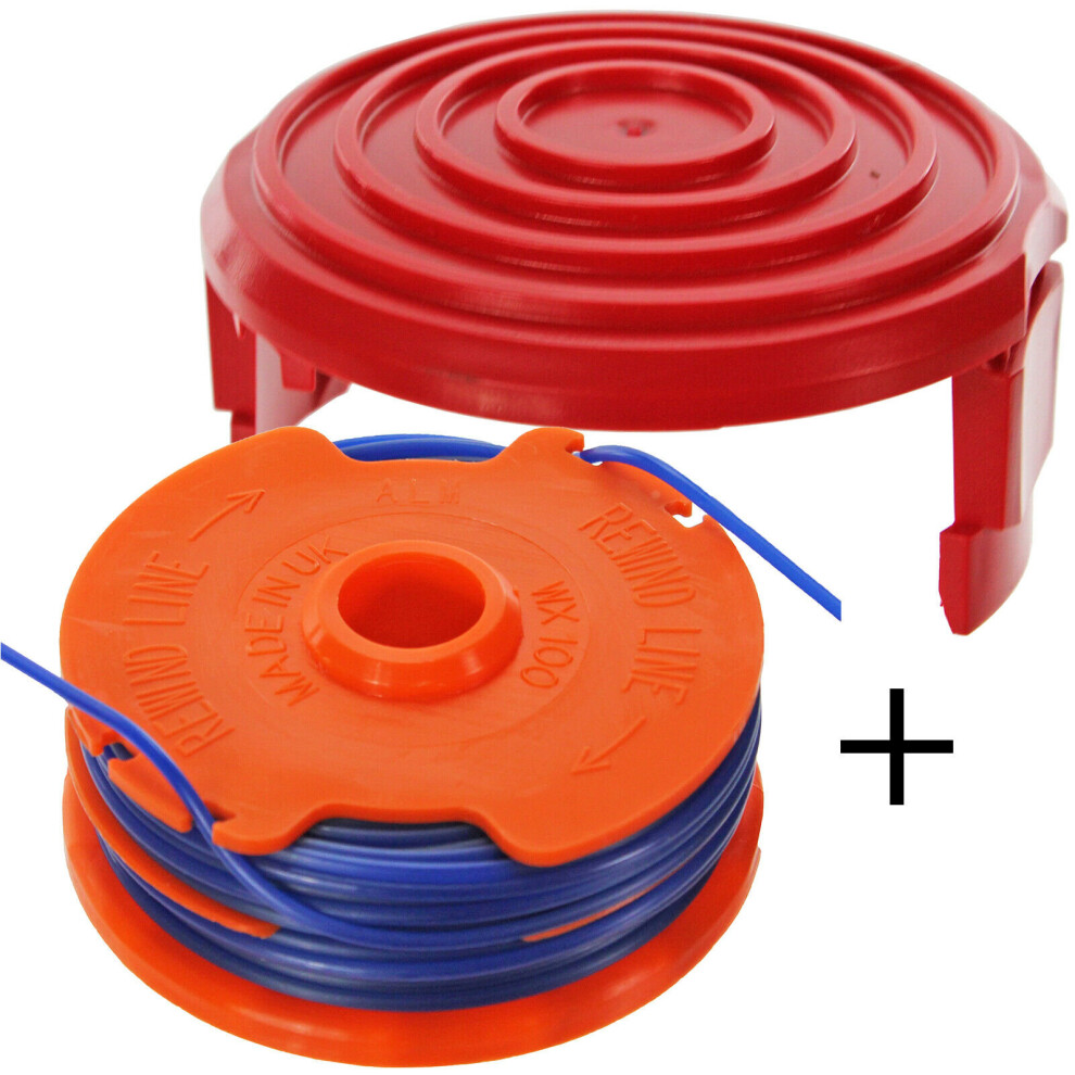 Dual Strimmer Line Spool Head Base Cover Cap for MCGREGOR 350w MET3525 Trimmer