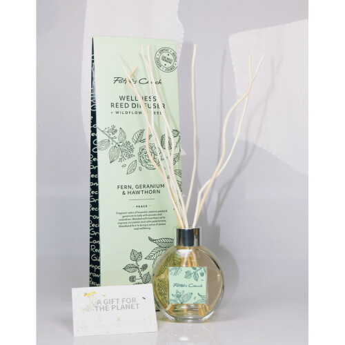 Potters Crouch Wellness Reed Diffuser - Fern, Geranium & Hawthorn