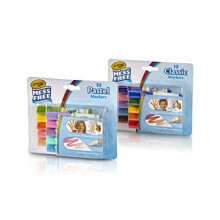 Crayola Color Wonder Markers, Messvrij Kleurplezier, Klassieke & Pastel Kleuren (20 Stuks) (2 Pak)