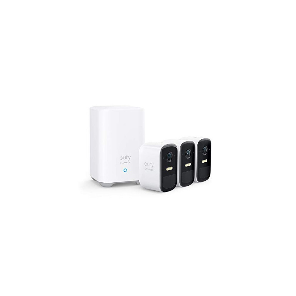 eufy security eufyCam 2C Security Camera Outdoor, Home Security Camera Systems, 180-Day Battery Life, HD 1080p, IP67 Weatherproof, Night Vis
