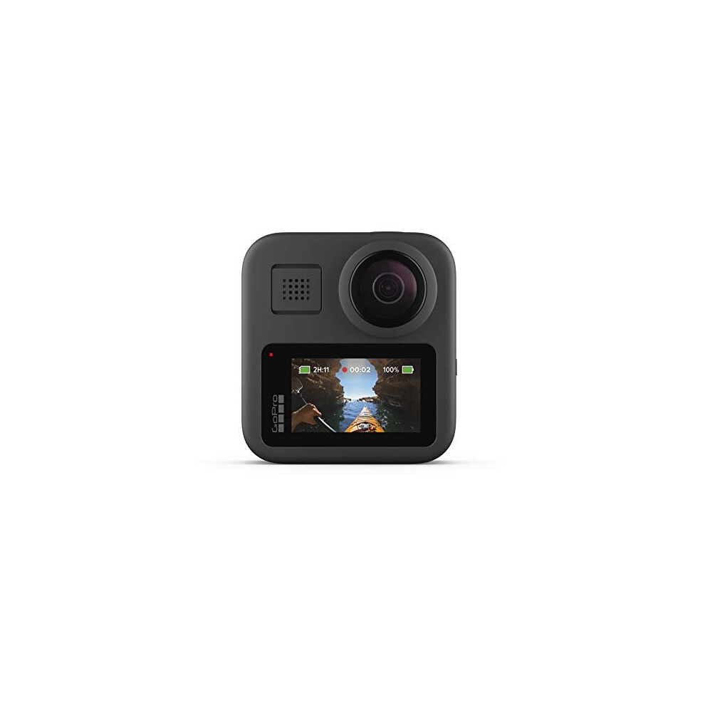 GoPro Max - Waterproof 360 Digital Action Camera with Unbreakable Stabilisation, Touch Screen and Voice Control - Live HD Streaming, Black