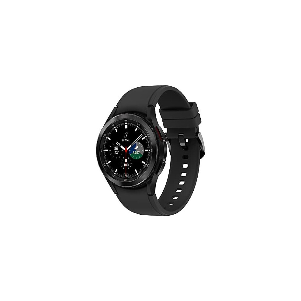 Samsung Galaxy Watch4 Classic, Round Bluetooth Smartwatch, Wear OS, Rotating Bezel, Fitness Watch, Fitness Tracker, 42 mm, Black