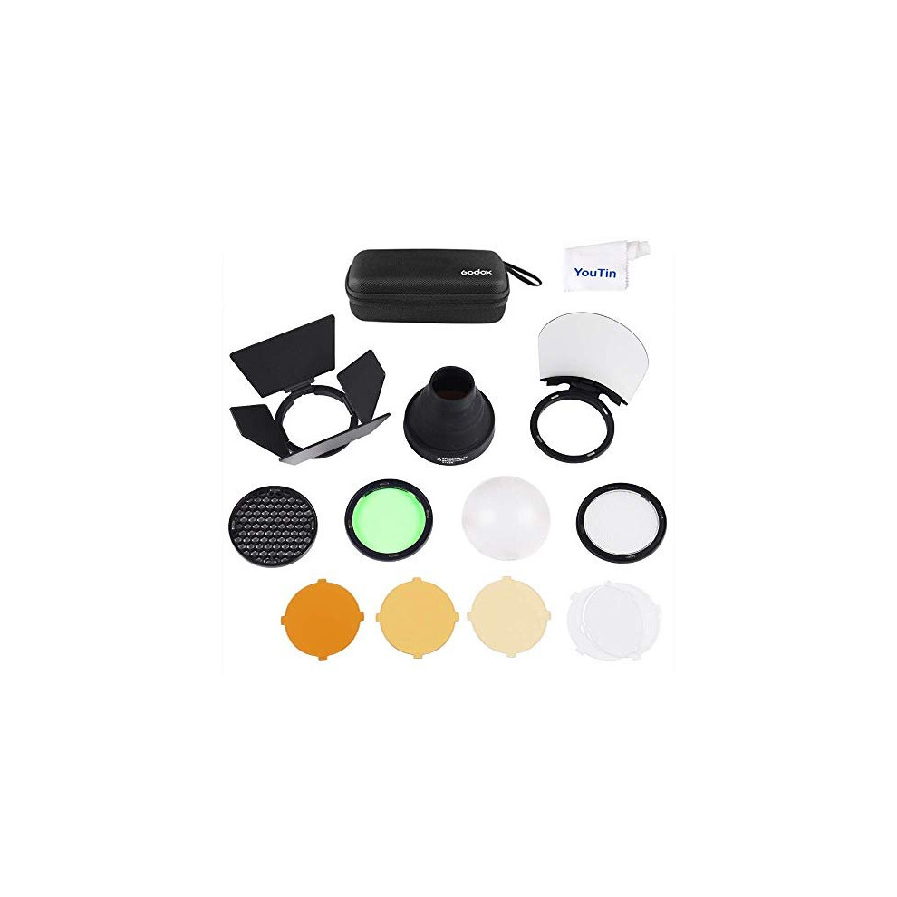 Godox AK-R1 Round Flash Head Accessories Kit for Godox V1 Speedlight and H200R Round Flash Head to AD200 AD200pro Pocket Flash