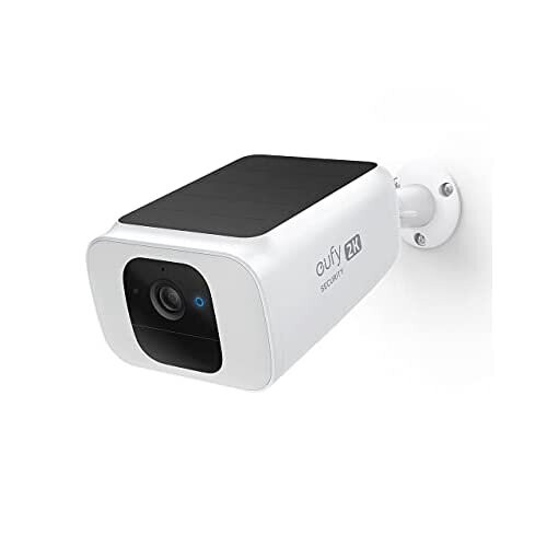 Eufy eufy Security SoloCam S40 Wireless Outdoor Solar Security Camera, Battery Camera, Integrated Solar Panel, Spotlight Camera, 2K Resolution, C
