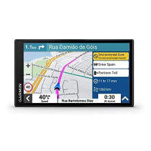Garmin DriveSmart 66 MT-S 6 Inch Sat Nav with Alexa, Map Updates for UK, Ireland and Full Europe, Environmental Zone Routing, Bluetoo