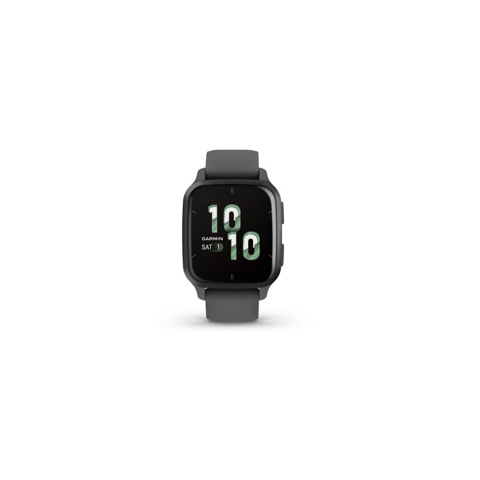 Garmin Venu Sq 2 GPS Smartwatch with All-day Health Monitoring, Shadow Grey and Slate