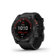 Garmin fenix 7X Solar Multisport GPS Watch, Slate Grey with Black Band