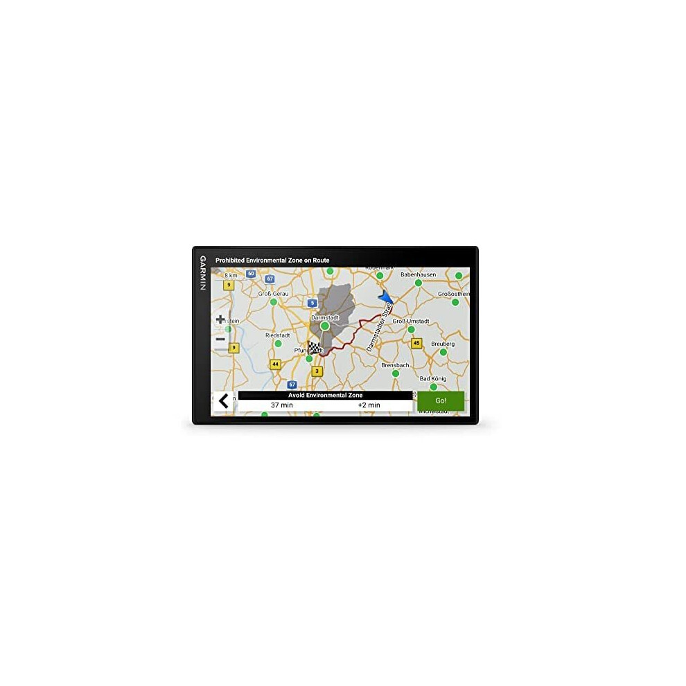 Garmin DriveSmart 86 MT-S 8 Inch Sat Nav with  Alexa Map Updates for UK, Ireland and Full Europe, Environmental Zone Routing, Bluetoot