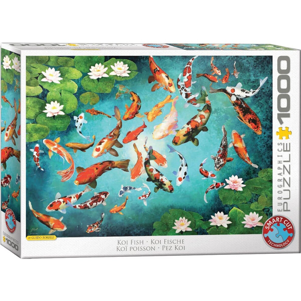 Koi Fish Carp 1000pc Jigsaw Puzzle by Eurographics