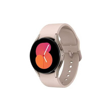 Samsung Galaxy Watch5 Smart Watch, Health Monitoring, Fitness Tracker, Long Lasting Battery, Bluetooth, 40mm, Pink Gold, UK Version - Refurbished