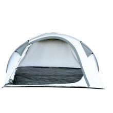 Pro Action 4 Man 1 Room Pop Up Camping Tent - Black & Grey - Refurbished