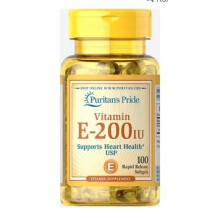 PURITAN'S PRIDE Vitamin E 90mg (200iu)  100 Softgel Capsules