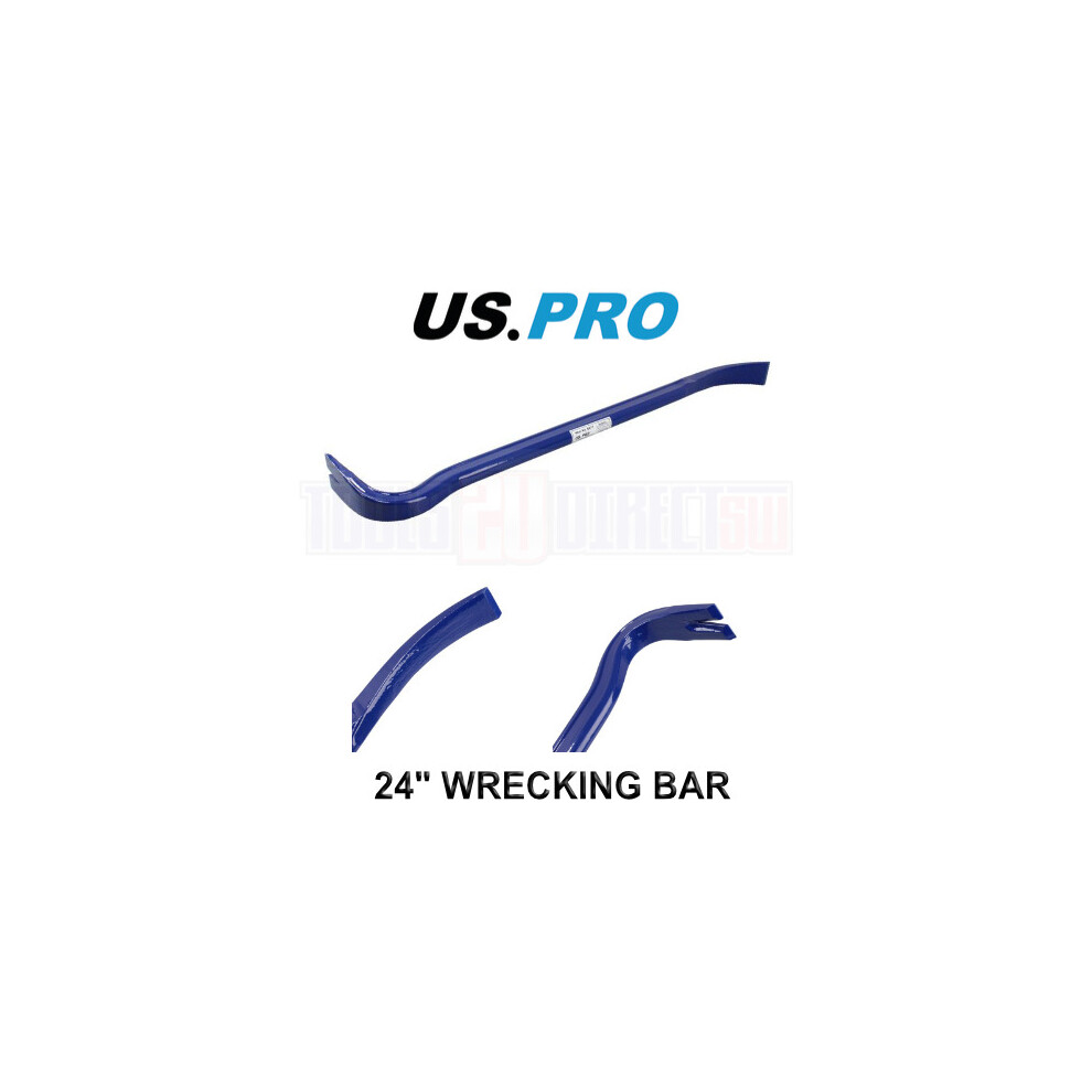 US PRO Tools Rockhold Wrecking Bar Crowbar Prybar 24" x 17mm 6877