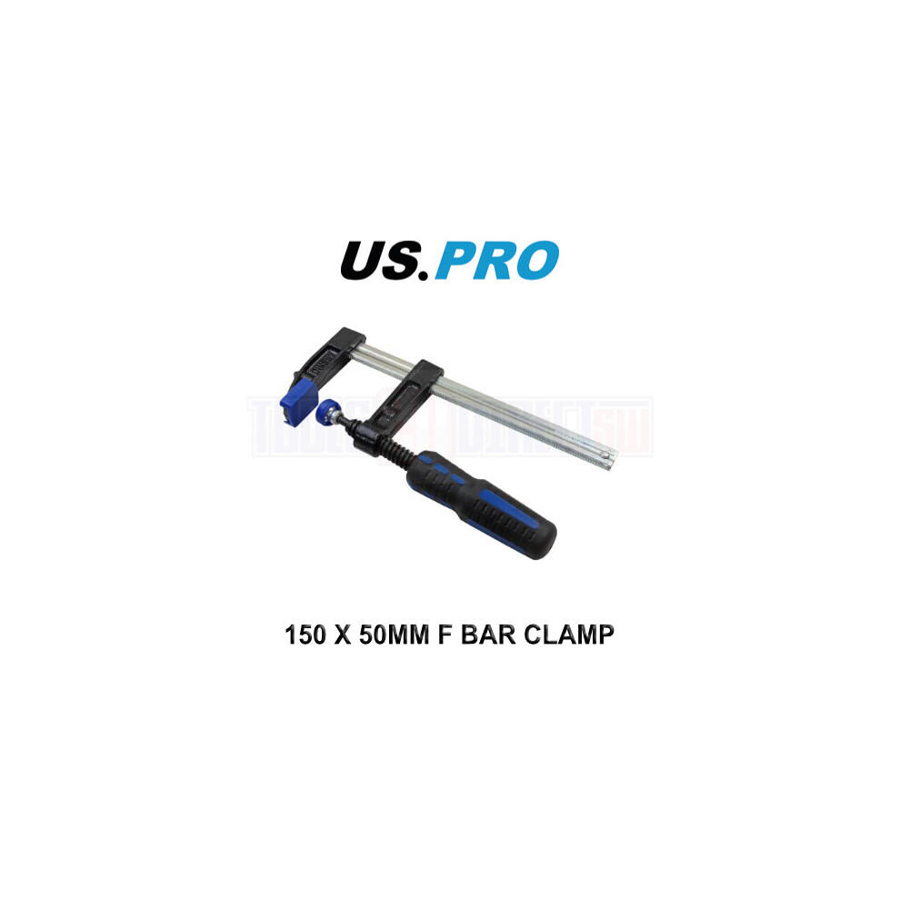 US PRO Tools 150 X 50mm F Clamp Sliding Bar Profile Clamp Quick Slide 2689