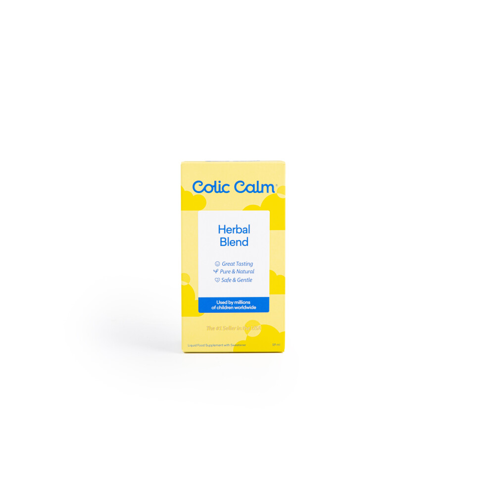 Colic Calm Gripe Water for Newborns; Made in USA, 100% Natural, No Side Effects, Eases Gas, Colic & Reflux (59 ml)-image-OPC-P5W2VKY-NEW