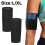 1 Pair Sweat Shaper Arm Trimmers, Compression Sweat Bands, Performance Sleeves Fat-reducing Drawstring Elastic Arm Band 1
