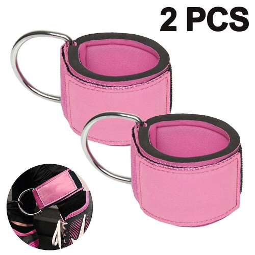 Foot Straps (heavily Padded) For Fitness Training At The Cable Pull Ankle Straps For Men And Women.