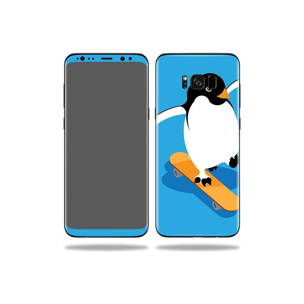 MightySkins SAGS8PL-Skater Penguin Skin for Samsung S8 Plus - Skater Penguin-image-OPC-P9WGK6P-NEW
