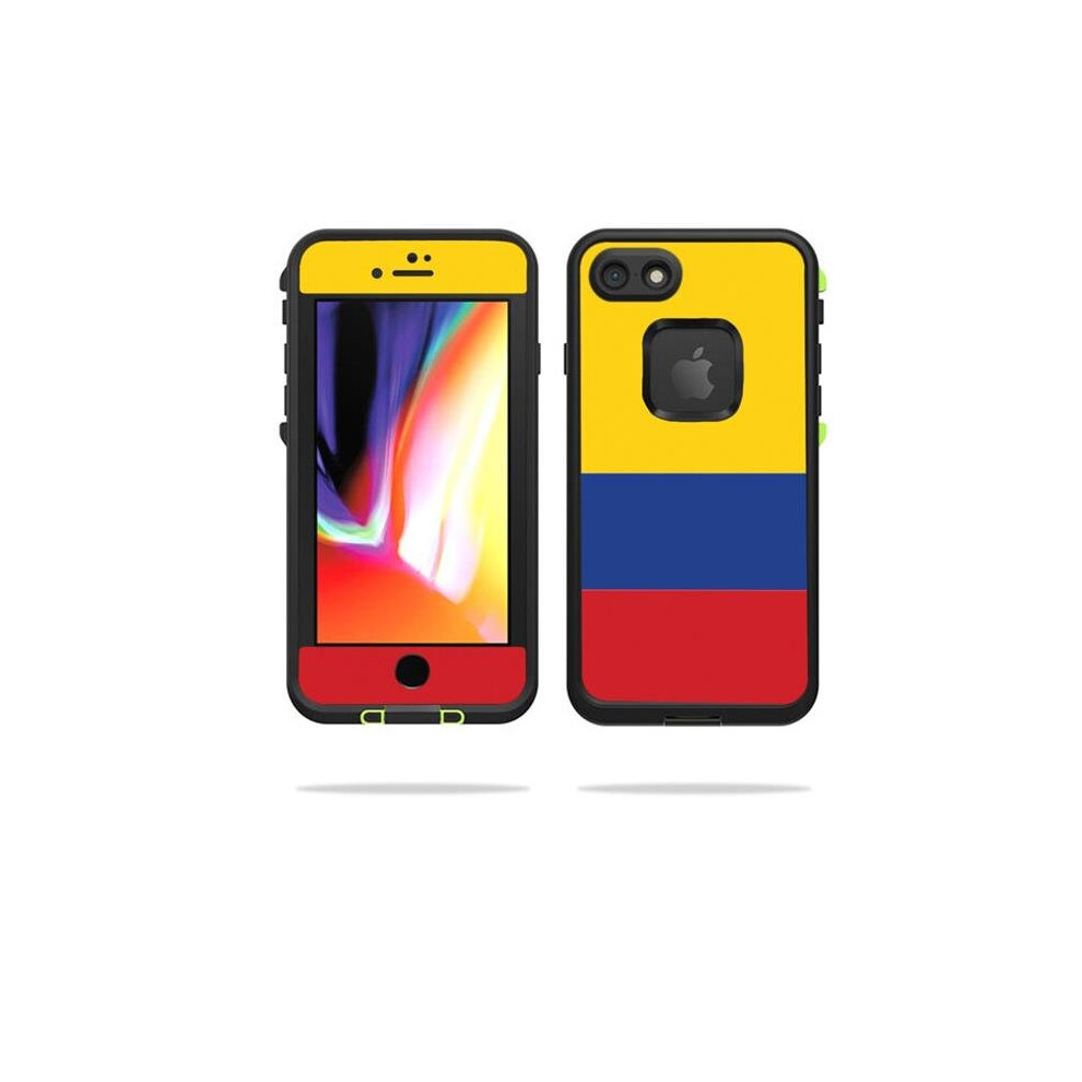 MightySkins LIFIP8-colombian flag Skin for Lifeproof Fre for iPhone SE 2020 7 & 8 - Colombian Flag-image-OPC-P9WGKMT-NEW
