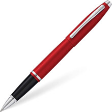 Cross Calais Vulpen Navullend In Luxe Cadeauverpakking - Medium Punt, Zwart Inkt, Matte Metallic Crimson