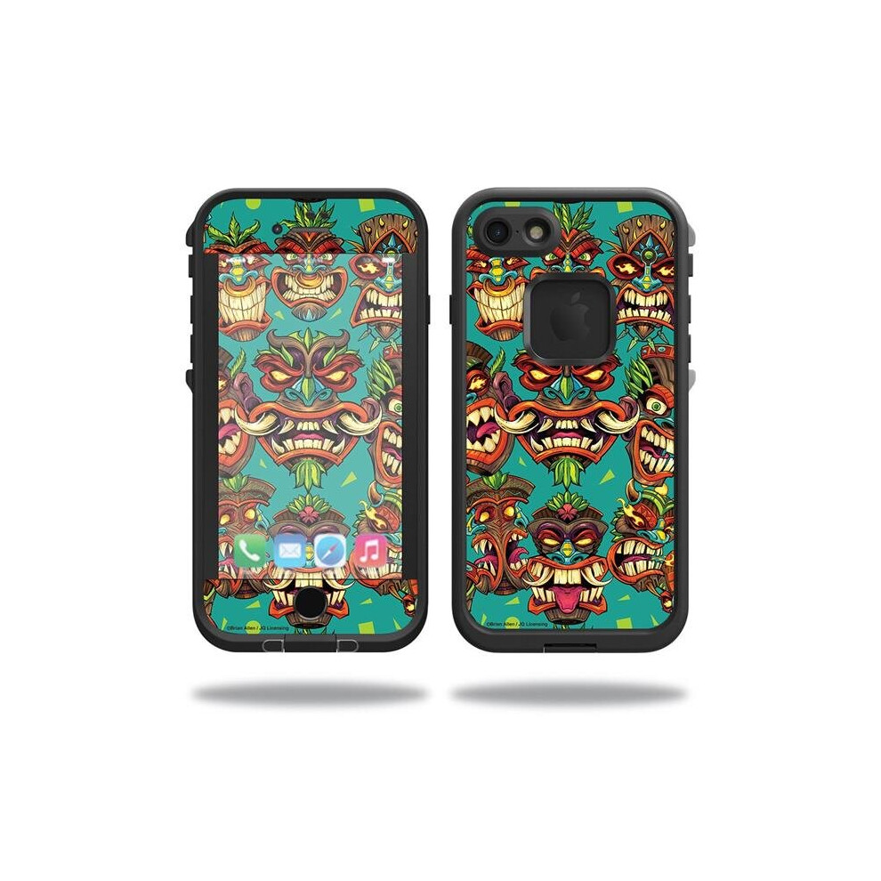MightySkins LIFIP7-Crazy Tikis Skin for Lifeproof iPhone SE 2020 7 & 8 - Crazy Tikis-image-OPC-P9WGNHB-NEW