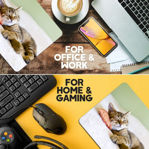 Beautiful Sleeping Kitten Mouse Mat Pad - Cat Cats Mum Gift PC Computer #8265 1