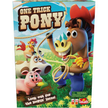 Goliath One Trick Pony Game - Round Up Animals Before the Cowboy's Spinning Lasso se frneaza n - cu vrste de 4 ?i pna la 2-5 jucatori