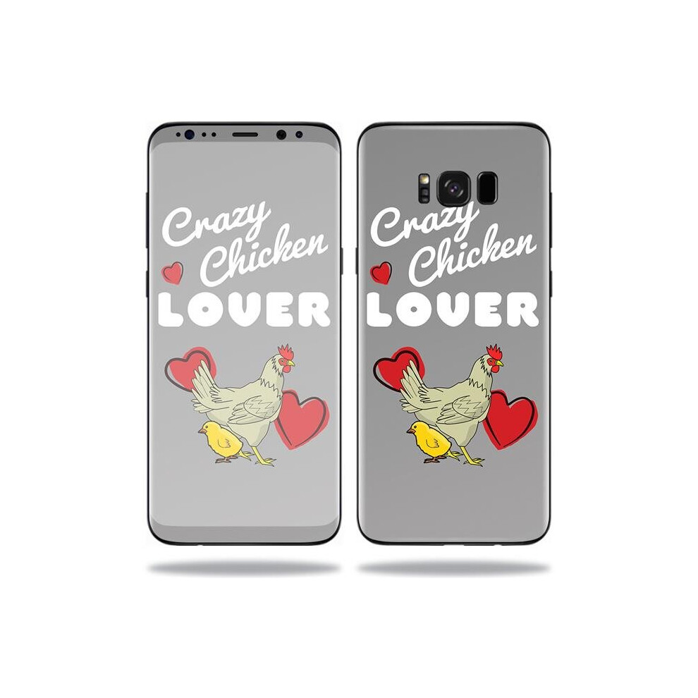 MightySkins SAGS8PL-Crazy Chicken Lover Skin for Samsung S8 Plus - Crazy Chicken Lover-image-OPC-P9WGQYH-NEW