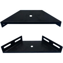 Corner Brace Bracket, 2 PCS Corner Bracket Brace Plate Trapezoid Flange Angle Bracket Heavy Duty Bed Frame Accessories Furniture Fastener Joint Corner