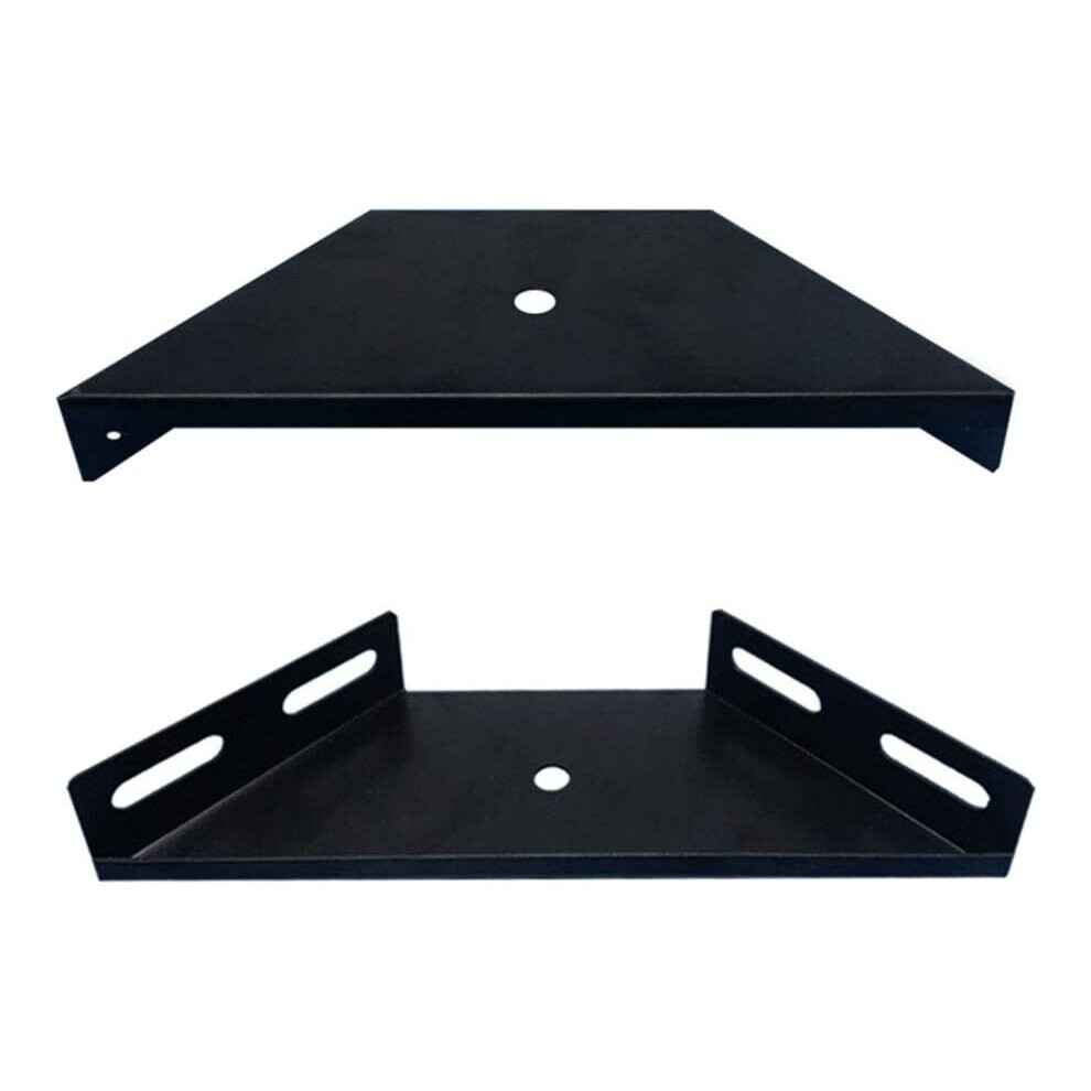 Corner Brace Bracket, 2 PCS Corner Bracket Brace Plate Trapezoid Flange Angle Bracket Heavy Duty Bed Frame Accessories Furniture Fastener Joint Corner
