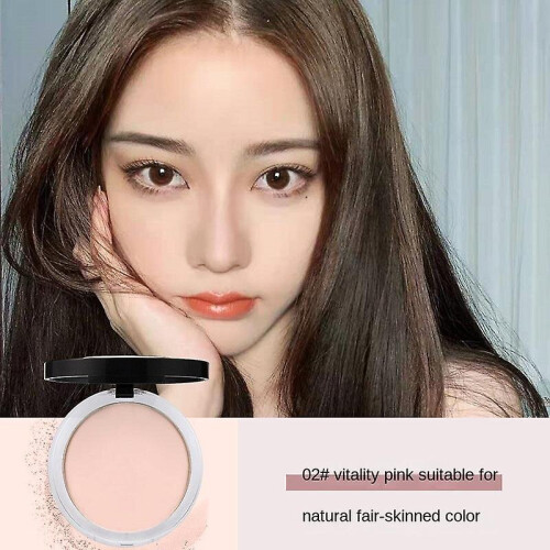 (2) Matte Setting Powder Oil Control Pressed Powder Face Highlighter Compact Powder 1