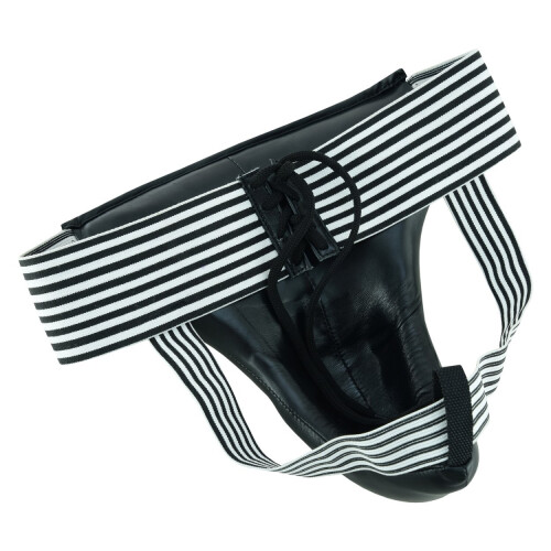 (Medium) Playwell Mens Black Deluxe Padded Groin Guard 2