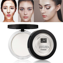(1) Matte Setting Powder Oil Control Pressed Powder Face Highlighter Compact Powder