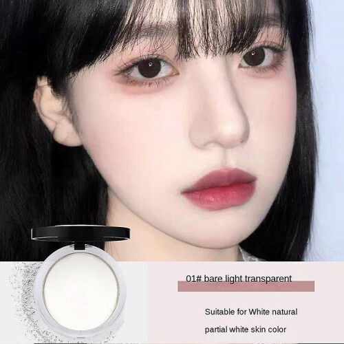 (1) Matte Setting Powder Oil Control Pressed Powder Face Highlighter Compact Powder 1