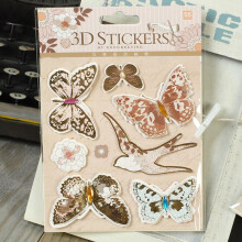 Jet Setters Dimensional Stickers – US-Staat Nevada, Mehrlagige Kartonaufkleber Mit 3D-Effekt, 4.5x6 Zoll