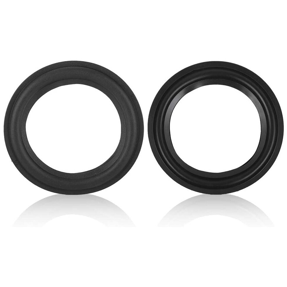 Kafuty 5 Inch /4 Inch Horn Rubber Edges Replacement Woofer Repair Part Speaker Surround Repair Subwoofer Foam Edge Repair Replace For Jbl/Swans 787015076496