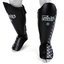 (X-Large) Fairtex Sp5 Muay Thai Shin Pads - Black